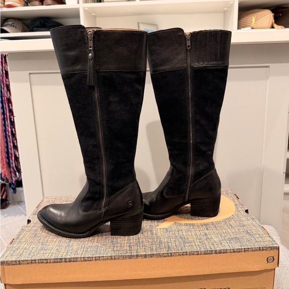 Born Elegant Black Tall Boots - Picture 4 of 6